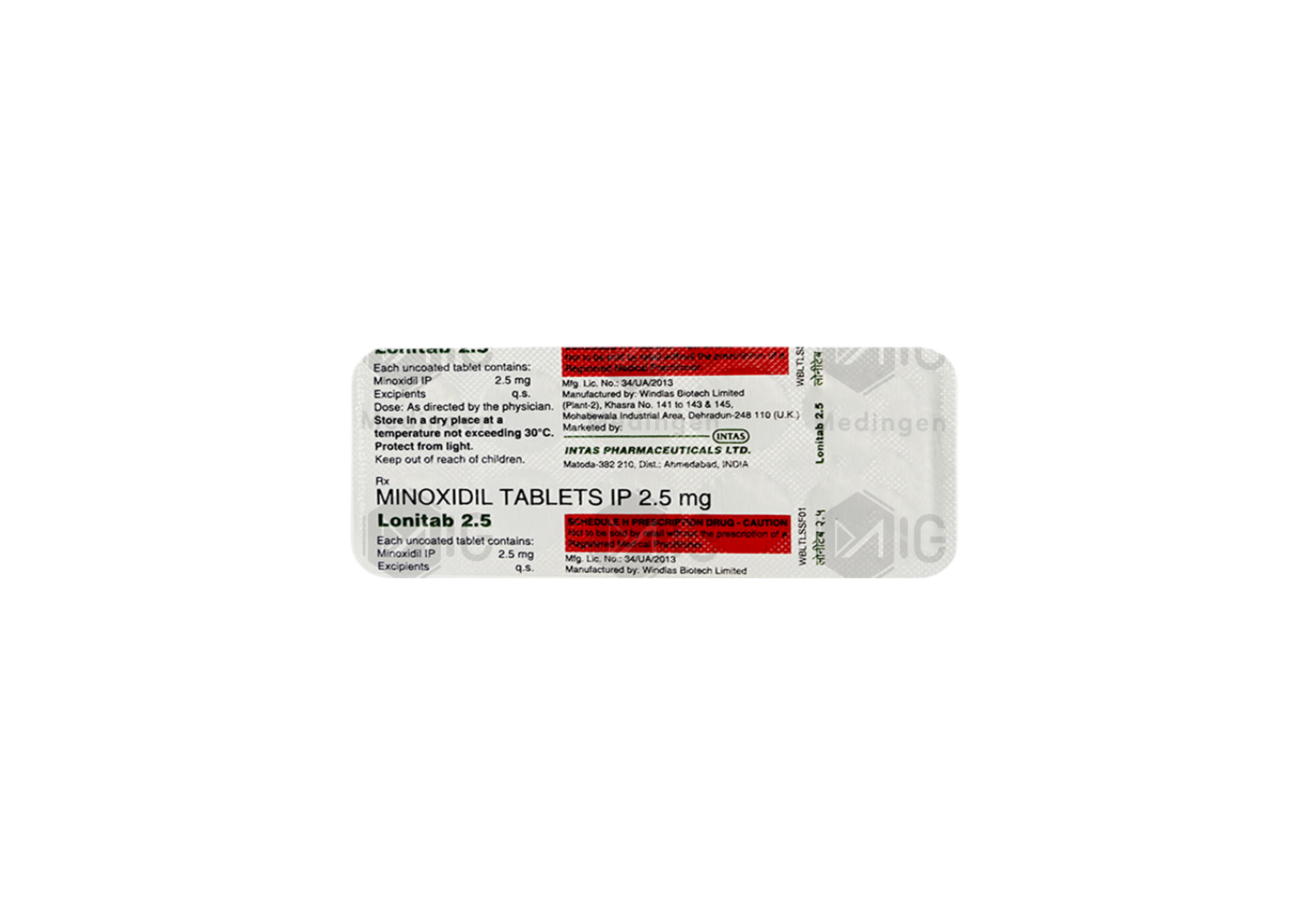 LONITAB 2.5MG